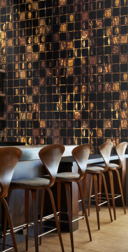 daisy james wandbekleding The Penny – luxe design in warme, natuurlijke tinten.